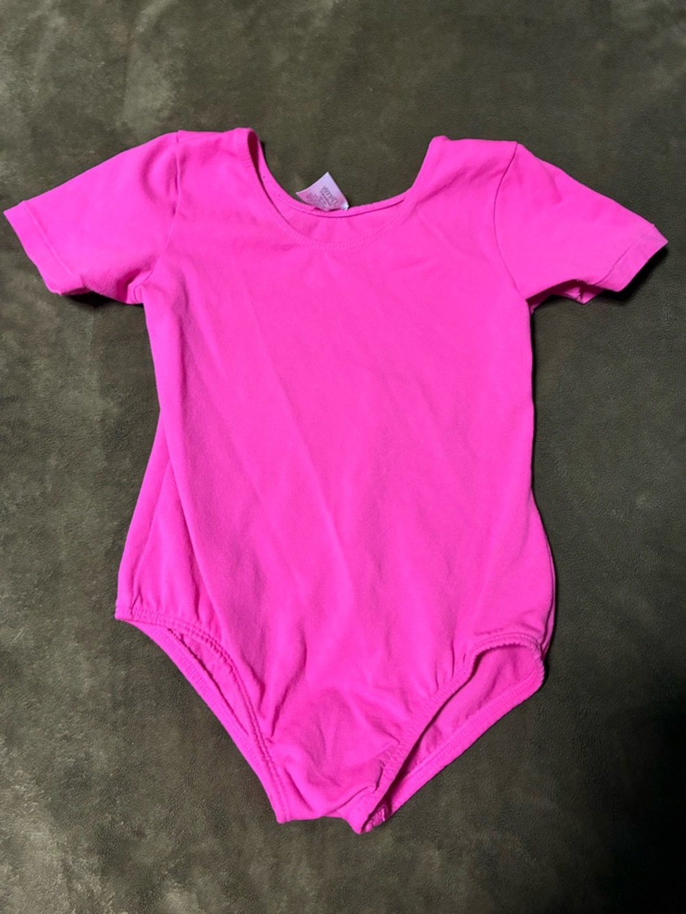 2 Pink Dance Leotards - Bright & Hot Pink girls size 6/7 - Picture 4 of 4